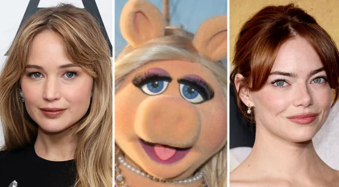 Мис Пиги получава своята звездна роля във филм с Дженифър Лорънс и Ема Стоун