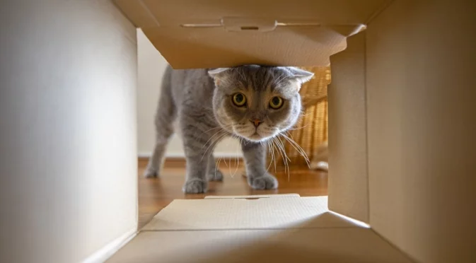 Защо котките нямат търпение да се напъхат в кутия? Еволюцията ни дава отговорите