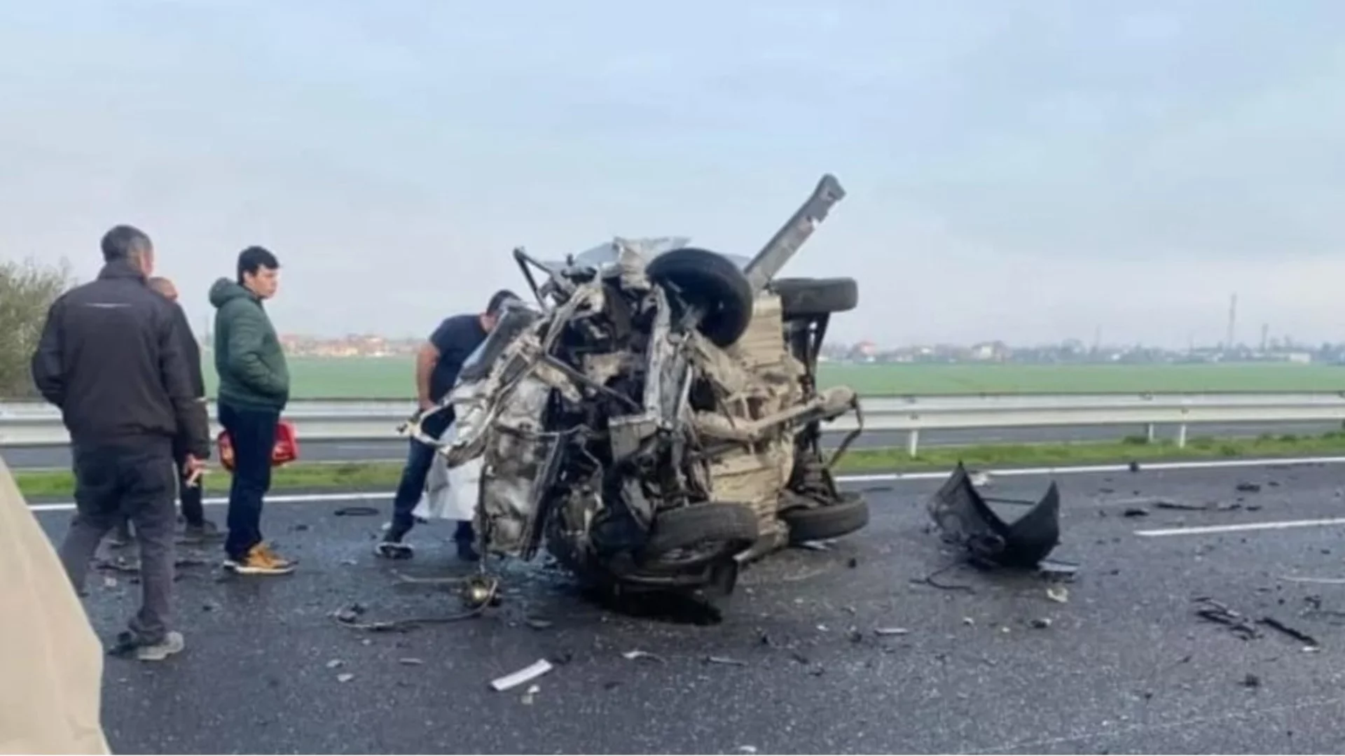 Тежка катастрофа на АМ "Тракия" взе жертви и блокира движението