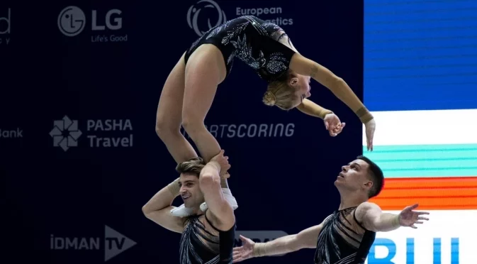 Браво! Сребро за България на Европейското първенство по спортна аеробика (ВИДЕО)