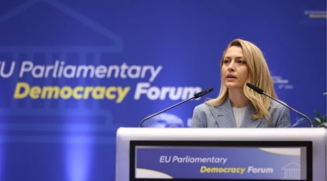 Демокрация и технологичен капацитет: Рая Назарян изнесе реч пред Европарламента (СНИМКИ)