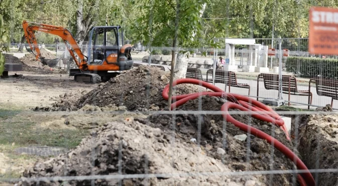 Парк "Заимов" с ново осветление 