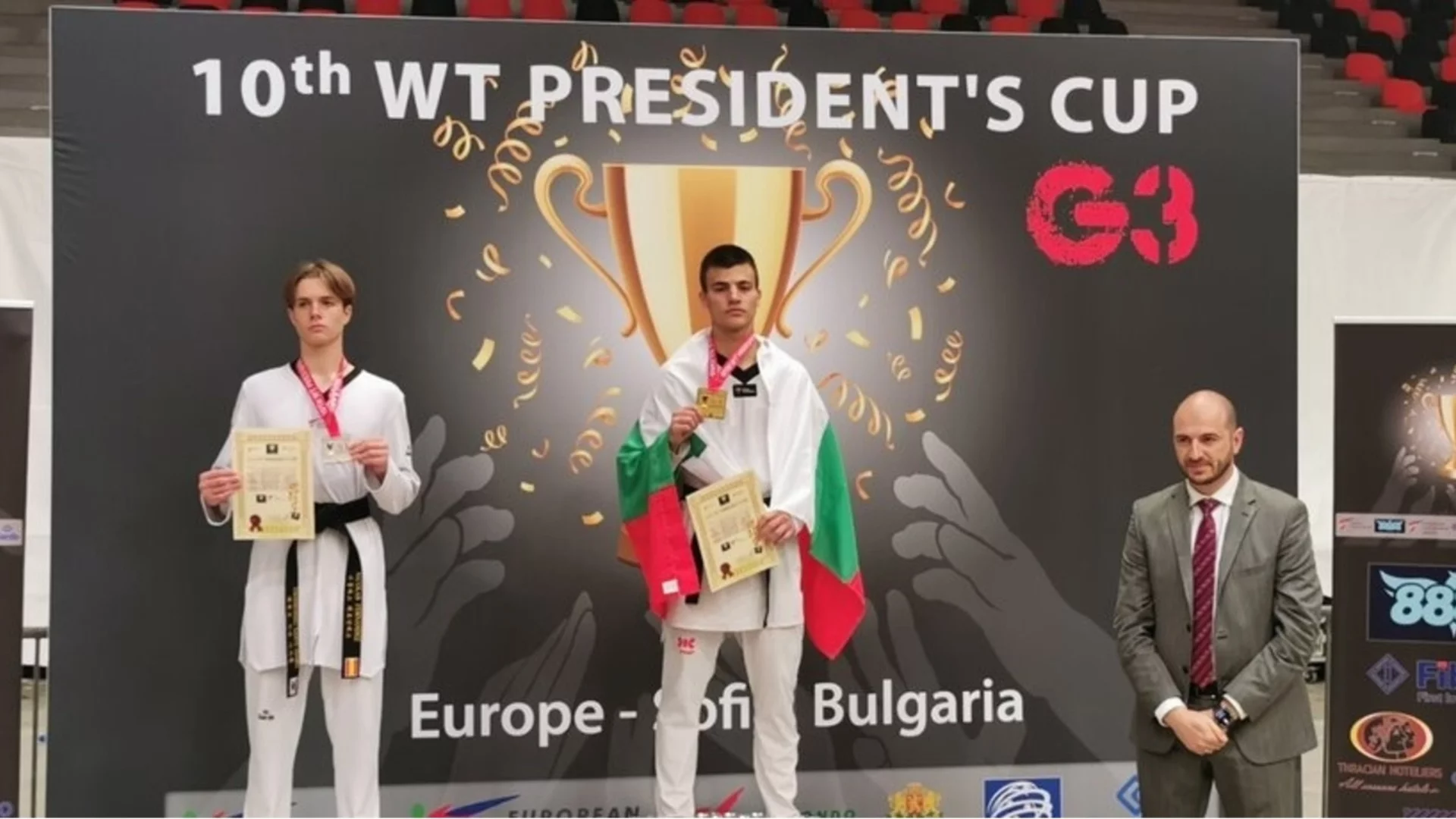 Страхотно! Българин е европейски шампион по таекуондо