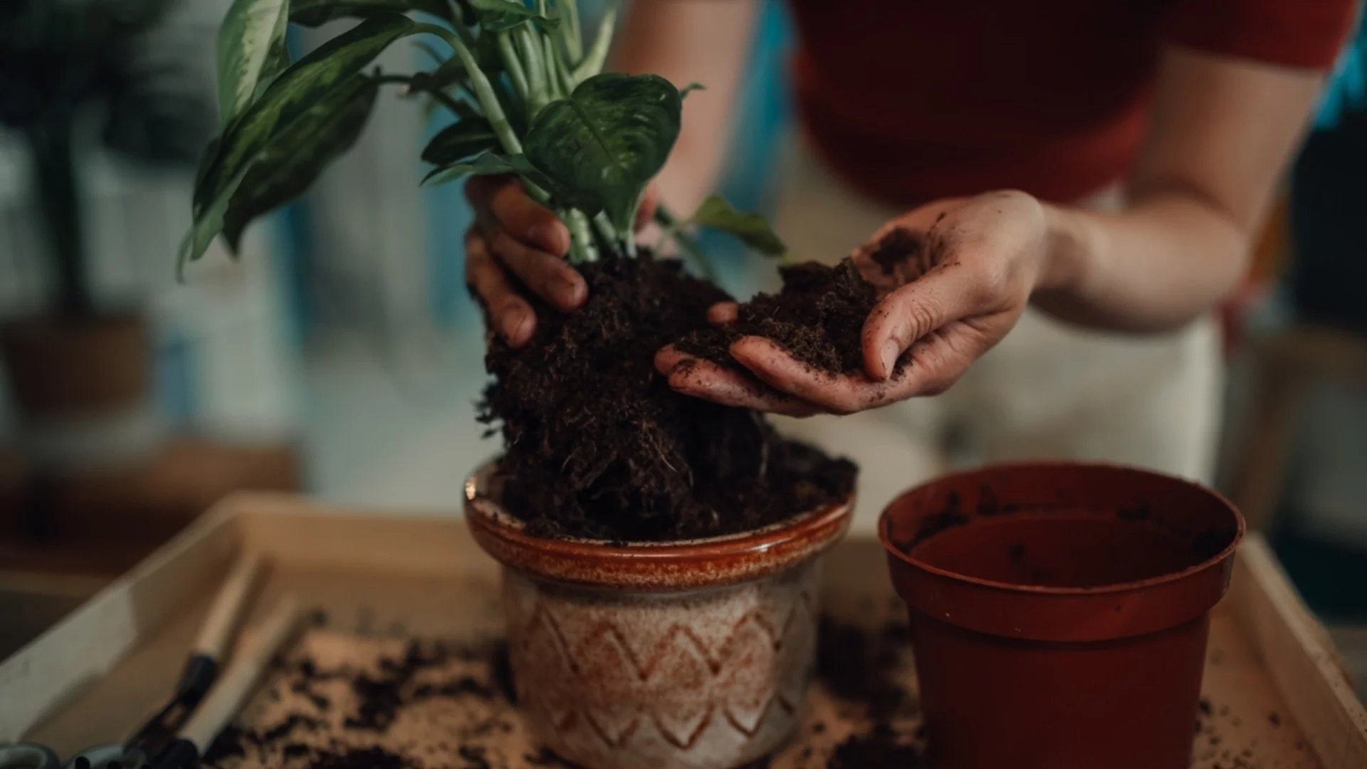 Хитър трик с кухненска хартия за задържане на влага в саксиите, който ще спаси любимите цветя