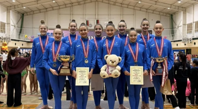 Прекрасно! Две титли за Левски на престижен турнир по художествена гимнастика в Япония