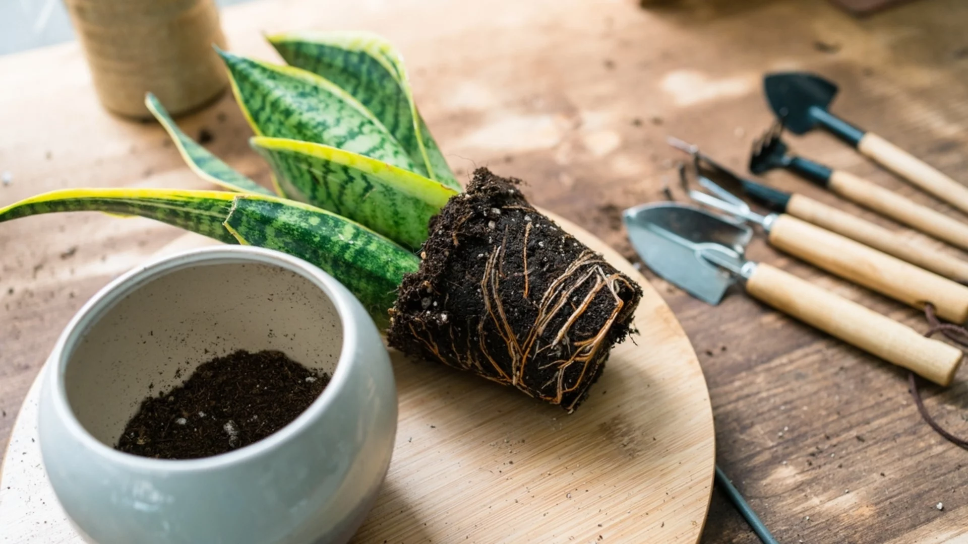 Как да разделите змийските растения, без да повредите корените  