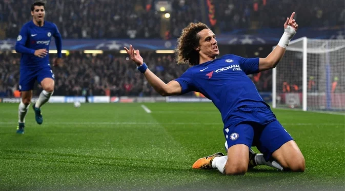 Голово шоу в Шампионска лига: Давид Луис върна годините назад, Копенхаген победи новак (РЕЗУЛТАТИ)