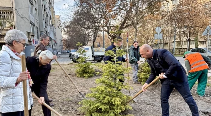 Община Пловдив засади 1000 дръвчета на ключови локации