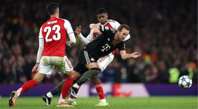 Арсенал нанесе първа загуба за сезона на Байерн Мюнхен и оглави класирането в Шампионска лига