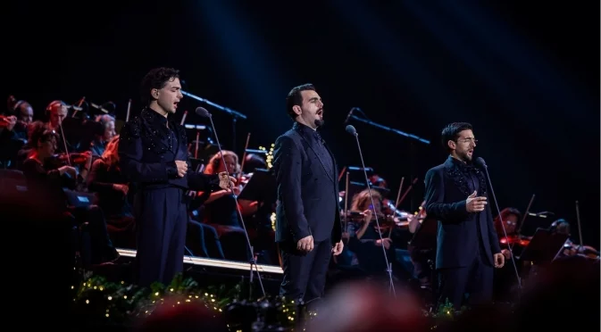 Canale 5 засне коледния концерт на Il Volo в София