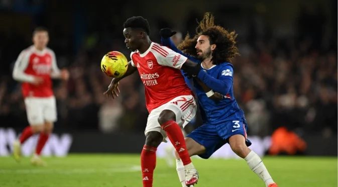 10 от Челси играха геройски и не се дадоха на Арсенал