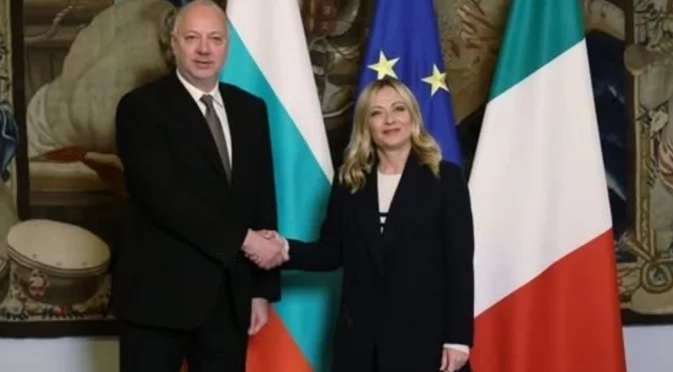 Желязков договори важна среща с Мелони през март (СНИМКИ)