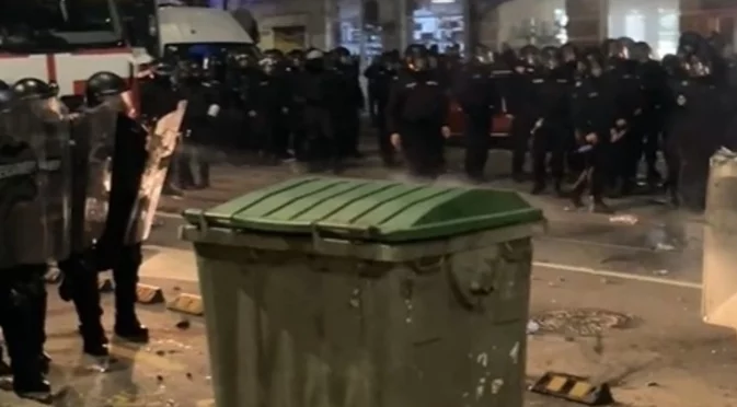 Ескалация на протеста в София: Пострадал е журналист на БНТ