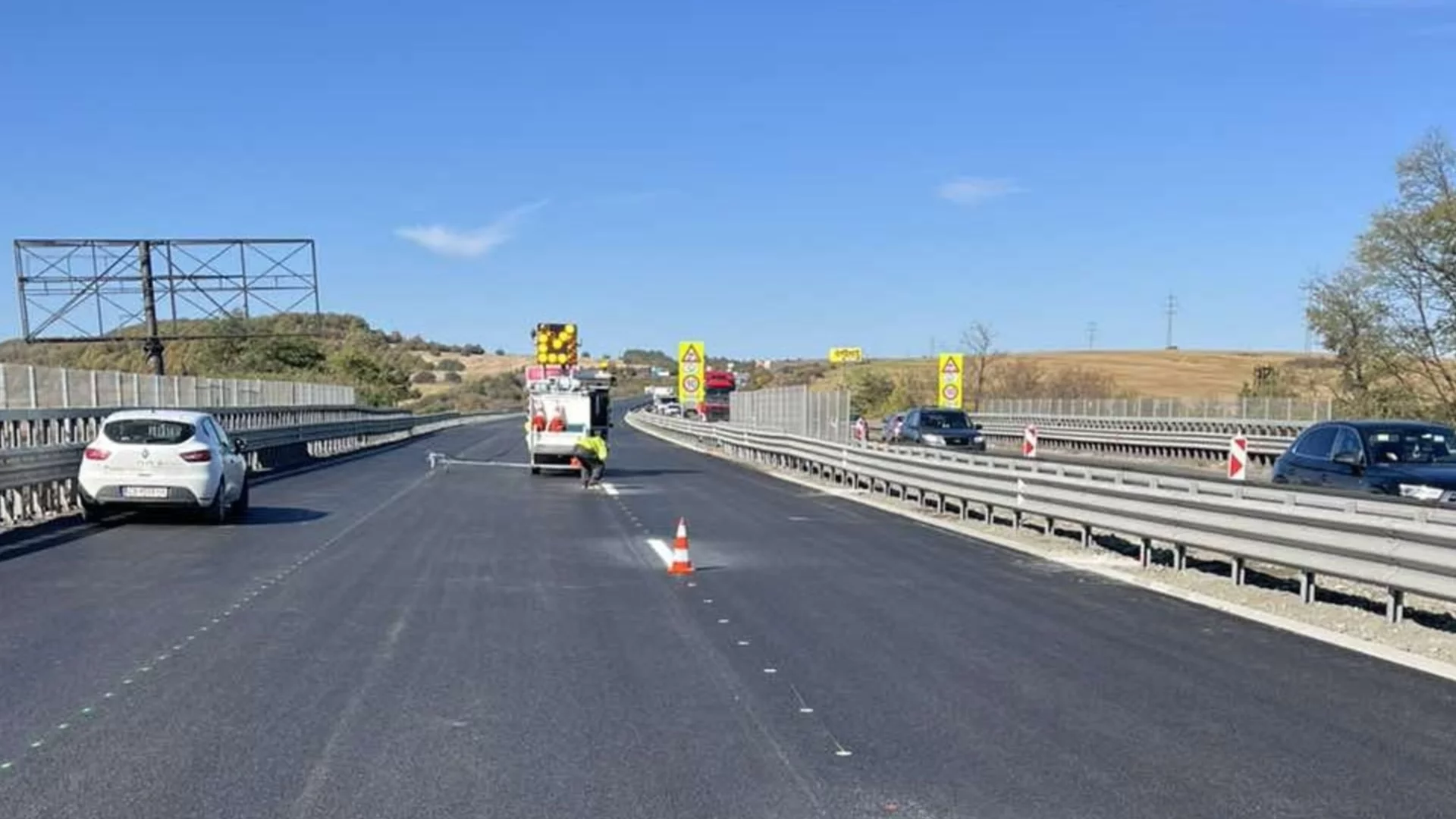 Без аварийна лента в участък от АМ “Струма“