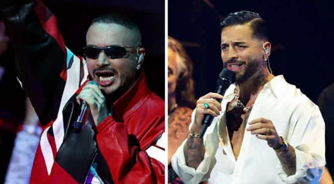 Феновете в екстаз: Латино звездите J Balvin и Малума с емоционален момент на сцената (ВИДЕО)