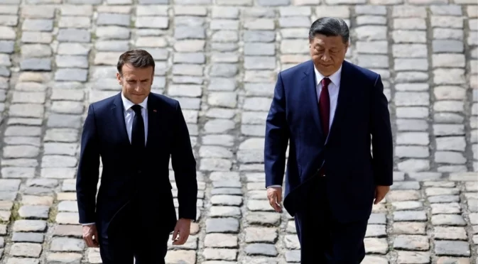 Макрон търси подкрепата на Китай за мир в Украйна
