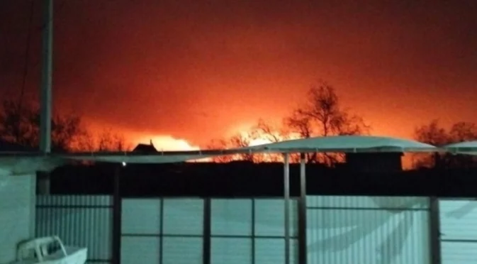 Първият руски терминал за износ на пропан-бутан гори ярко, Сизранската рафинерия - също (ВИДЕО)