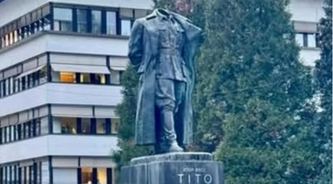 "Някой обезглави Тито" в Словения (СНИМКА)