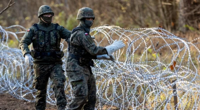 Полски граничари откриха тунел на границата с Беларус (СНИМКИ)
