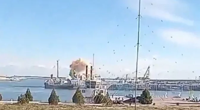 Украйна се похвали с два поразени руски кораба в Каспийско море