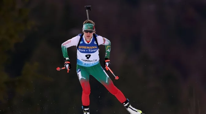 "Снайперистката" Милена Тодорова направи силен спринт на Световната купа по биатлон