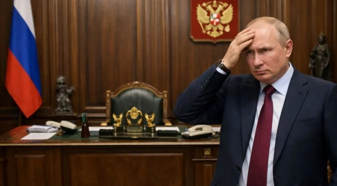 Новогодишната елха изчезна от кабинета на Путин