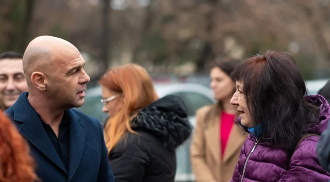 Кметът на Пловдив откри обновената улица „Славянска“