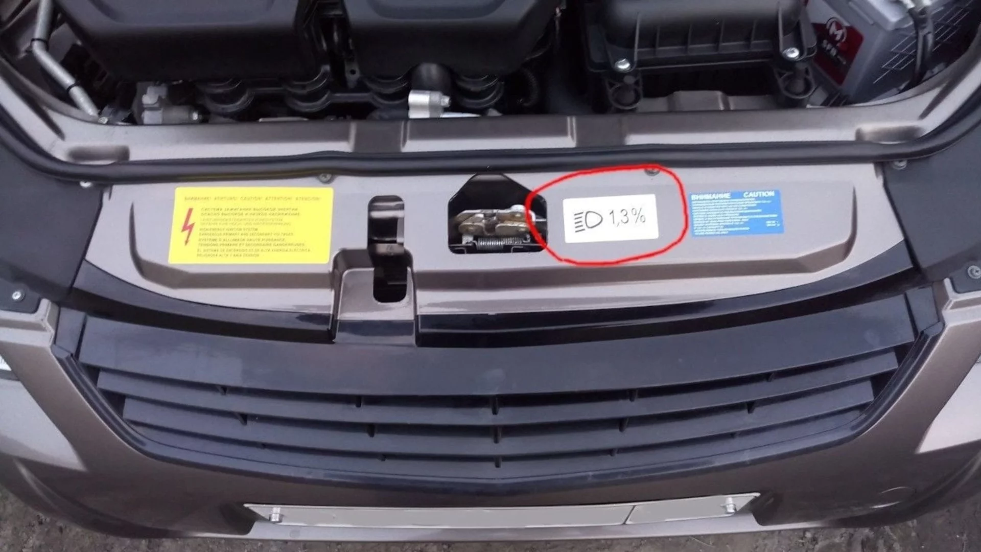 Защо не бива да пренебрегвате стикера под капака с процент и схема на фаровете