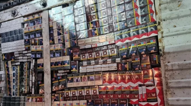 Унищожена контрабанда: Над 14 млн. цигари и половин тон тютюн