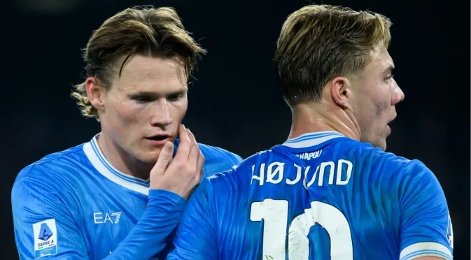 Нежелан в Юнайтед подразни Аморим: Наполи спечели Суперкупата