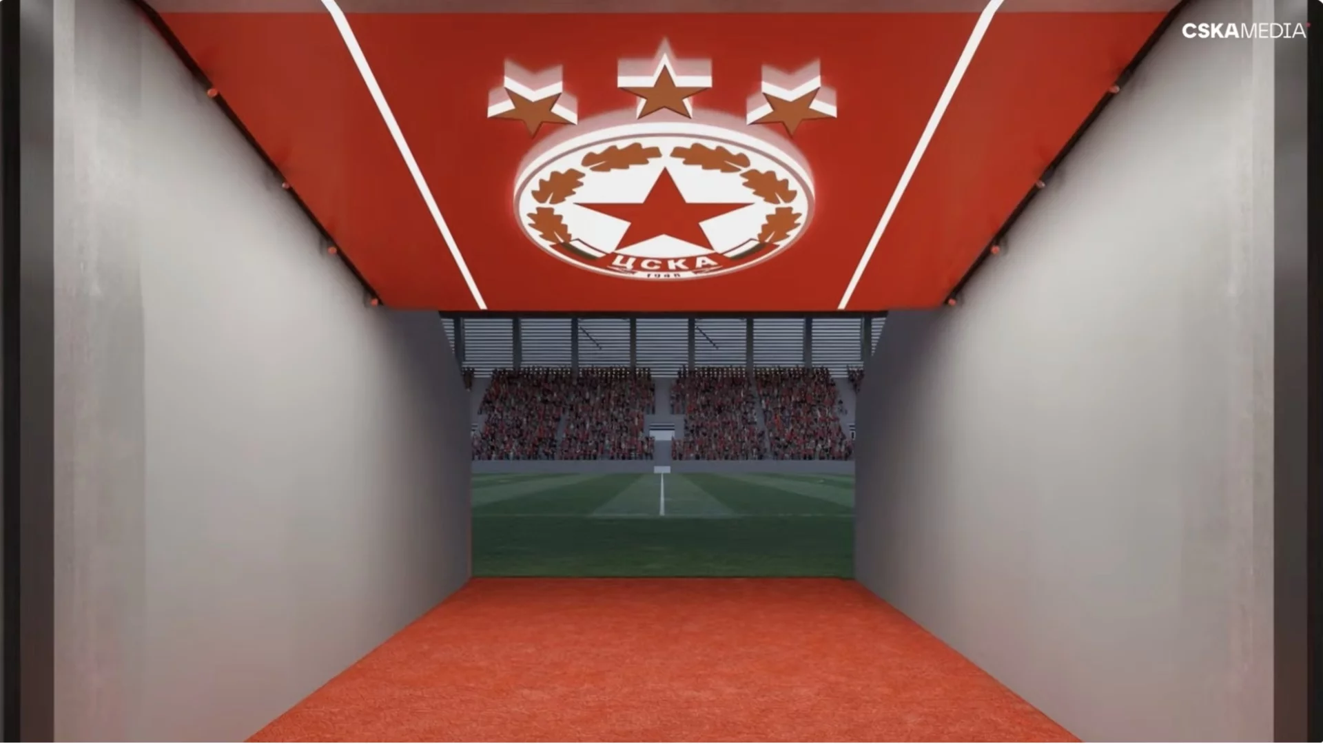 ЦСКА показа какво се случва на „Армията“ - козирката и металната конструкция на фасадата ще бъдат завършени в срок (ВИДЕО)