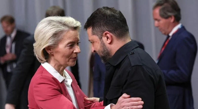 Фон дер Лайен мисли за Украйна на Коледа