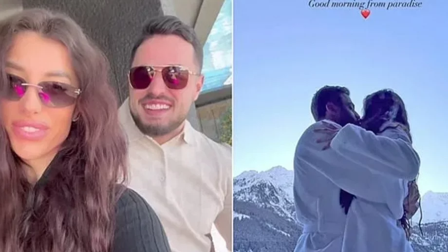 Коледна приказка за двама: Насар и Александра сред снега и любовта