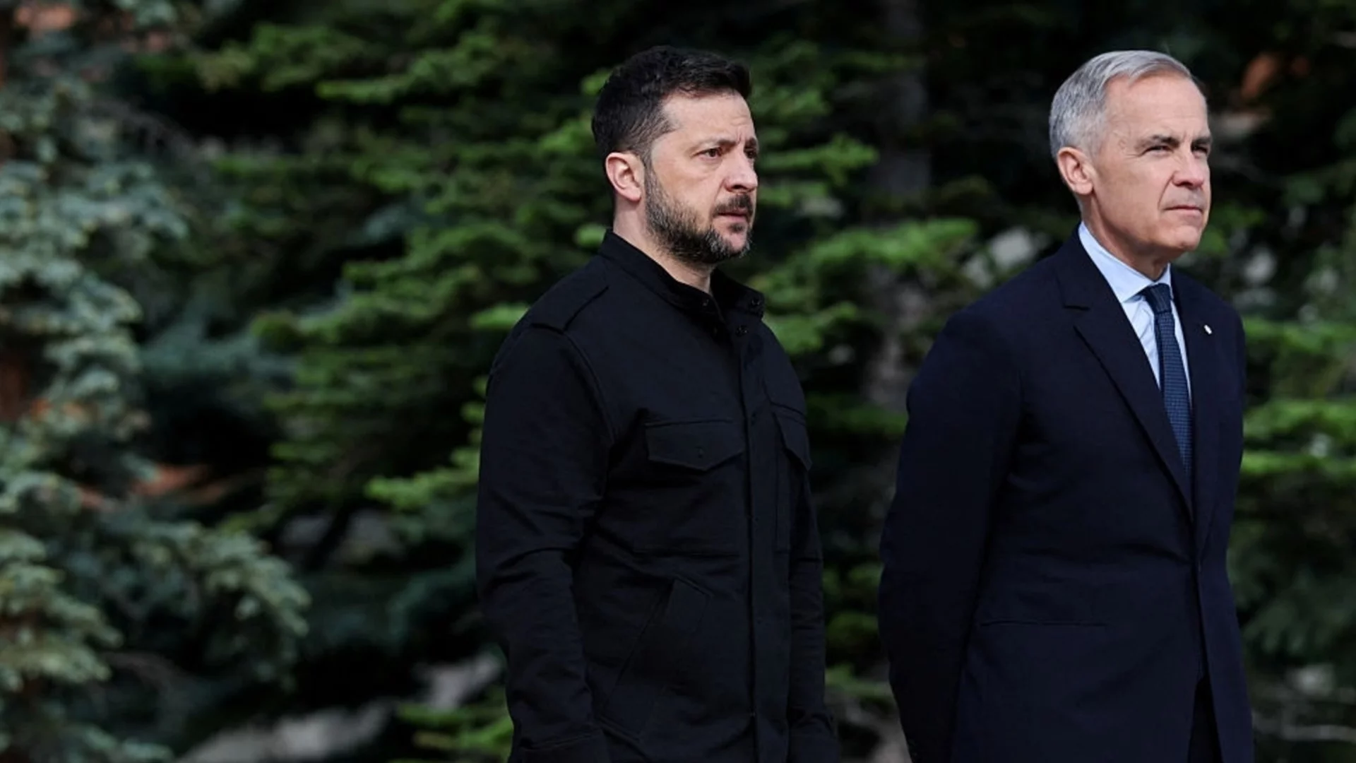 Зеленски се срещна с Марк Карни за "справедлив и траен мир" (ВИДЕО)