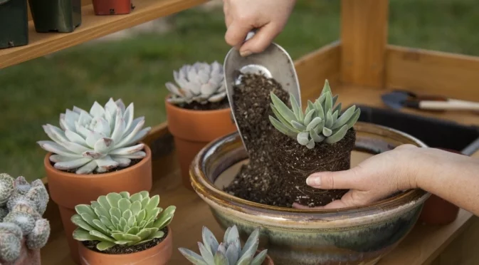 Как да размножавате лено сукуленти