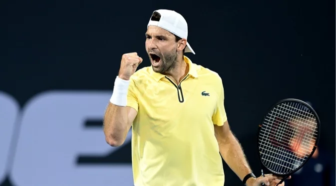 Григор Димитров се завърна мощно и помете испанец на старта на 2026 година! 