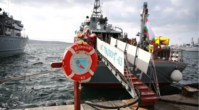 Българският миночистач “Прибой“ участва в Противоминната група в Черно море