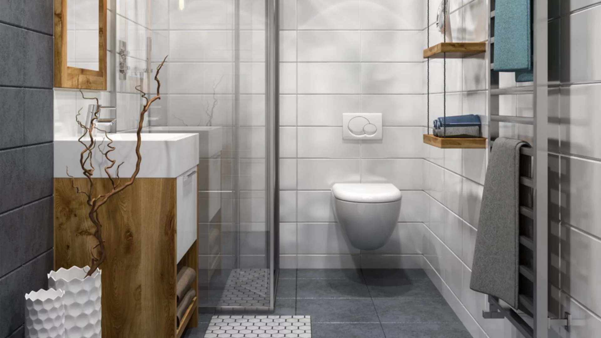 Как да освободим място в банята с умни трикове за съхранение