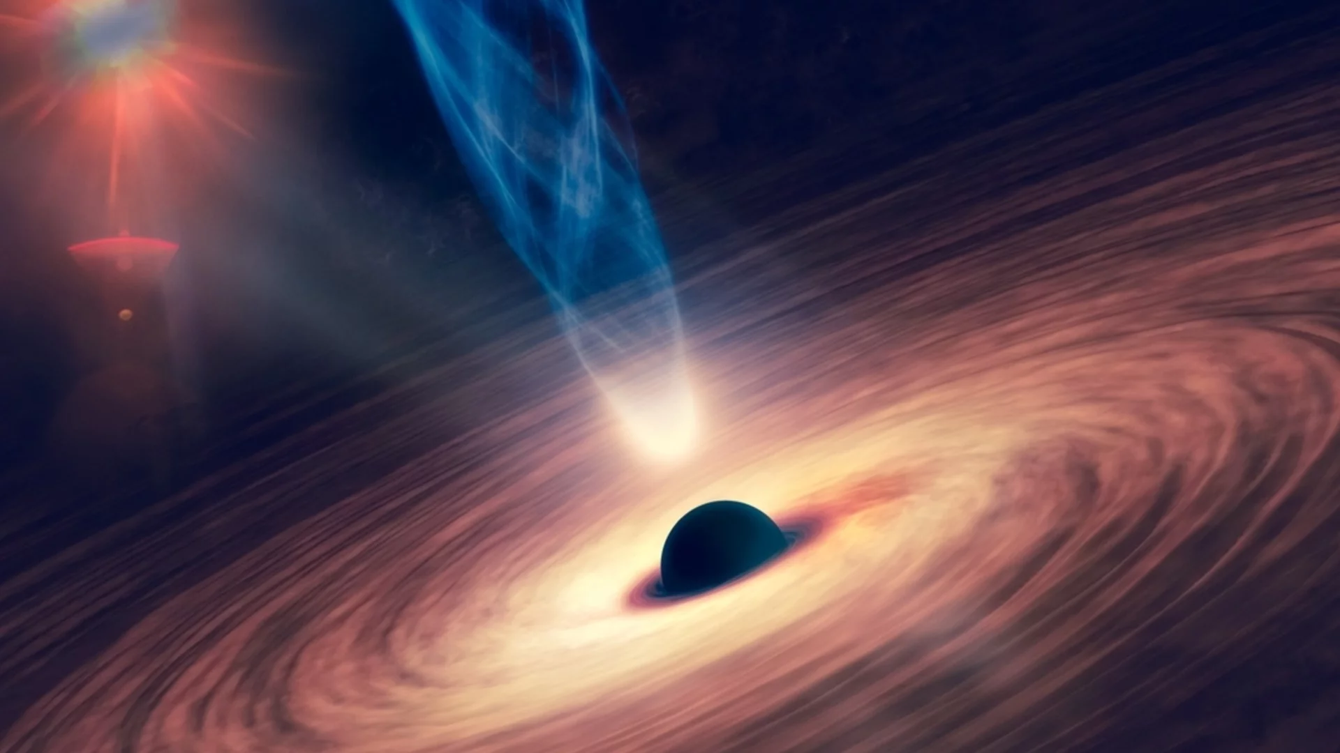 Учени: Гигантска галактика е погълната от собствената си черна дупка