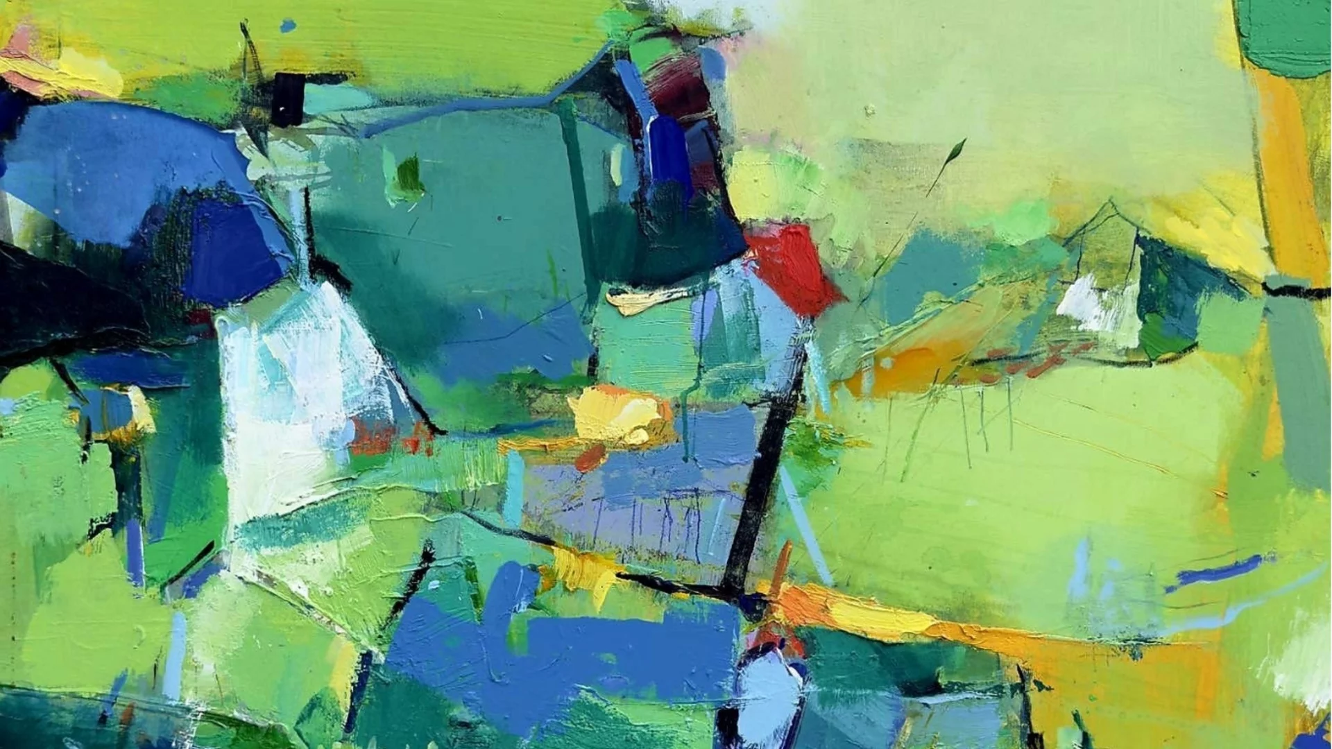 Пламен Бонев "Бряг-безбрежност" - изложба живопис в галерия "Контраст"