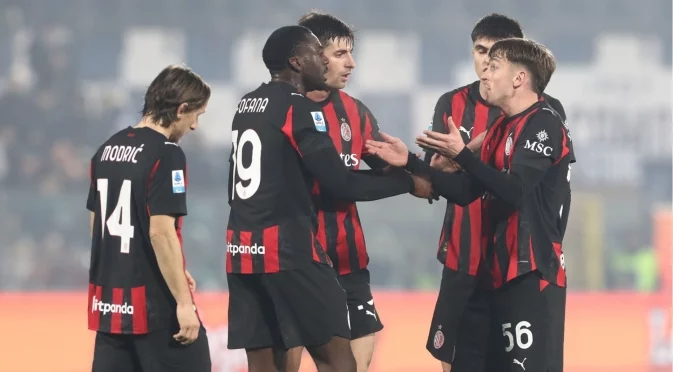 Милан направи обрат срещу отбор от топ 6 и избегна нова издънка в Серия А