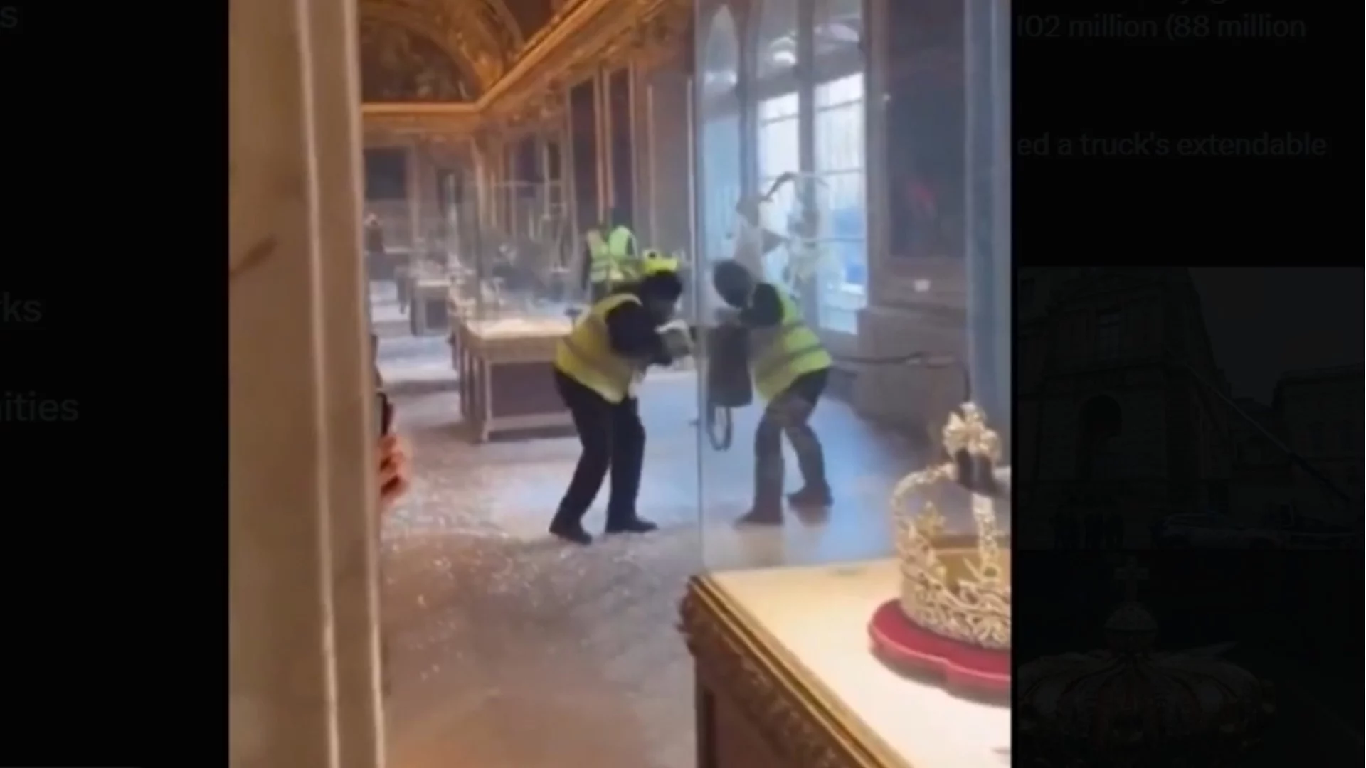 Кадри от обира в Лувъра разкриват неочаквани детайли от "кражбата на века" (ВИДЕО)