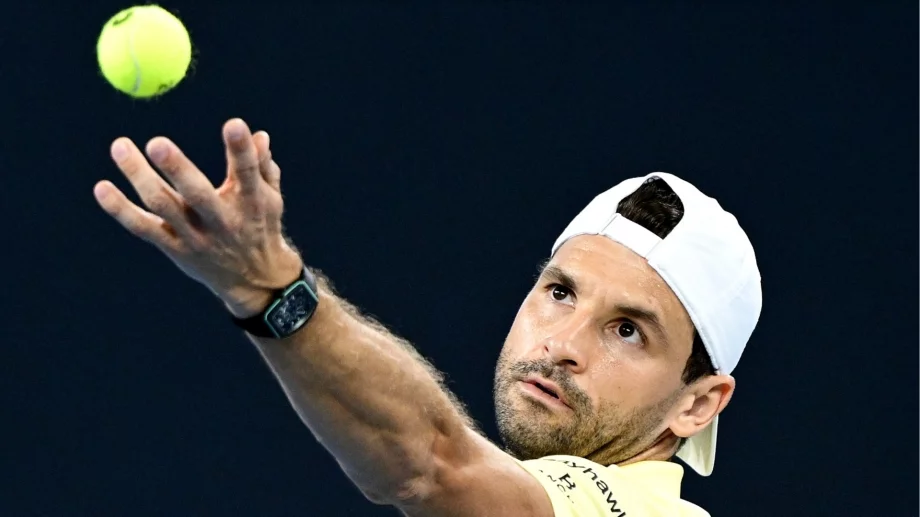 Ужасно: Неприятен момент приключил Григор Димитров на Australian Open