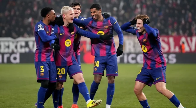 Барса потрепери и даде свидна жертва, но се измъкна от гаф! Кейн избухна за 3 минути