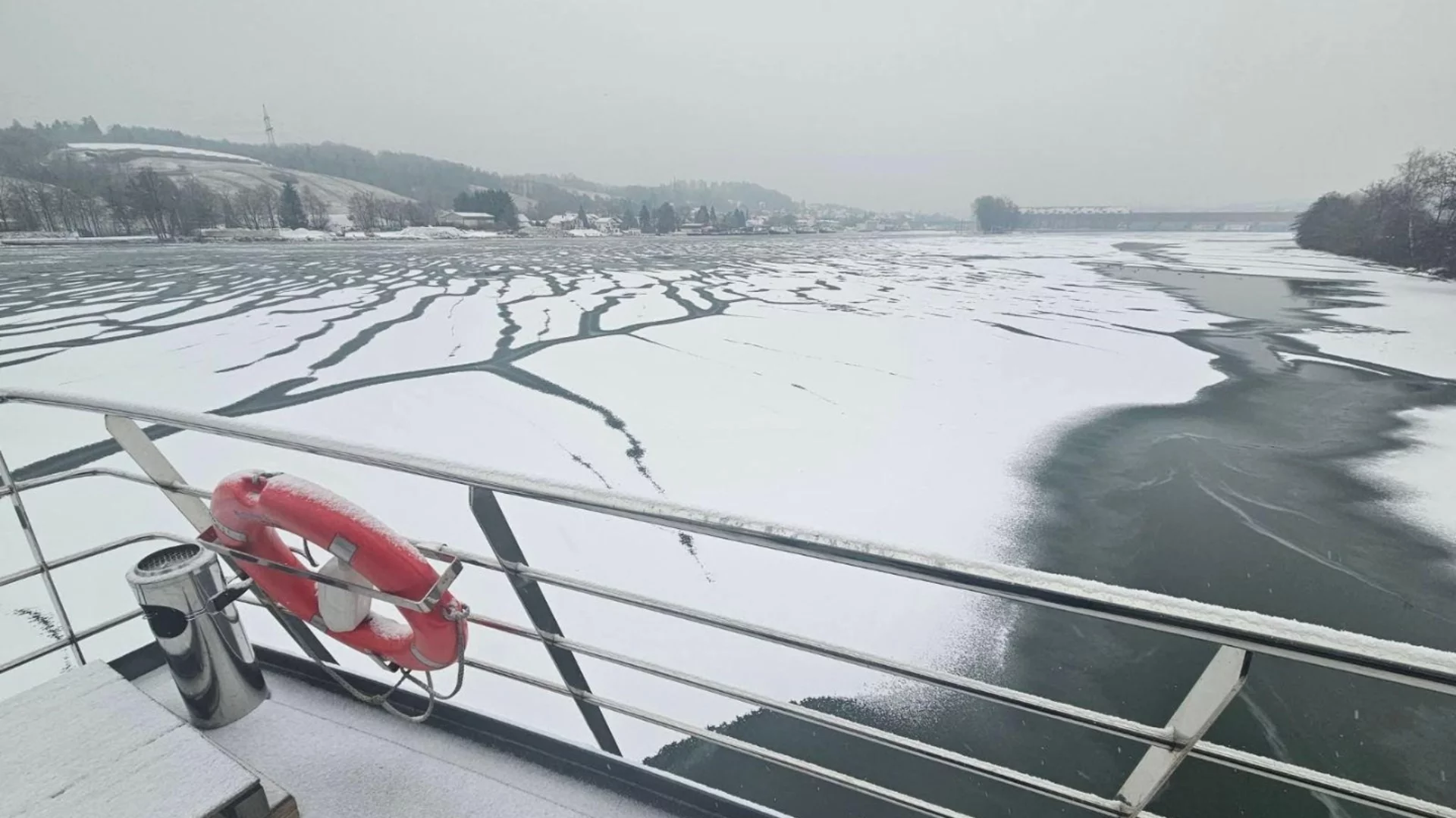 Има ли ледоход по река Дунав (СНИМКИ)