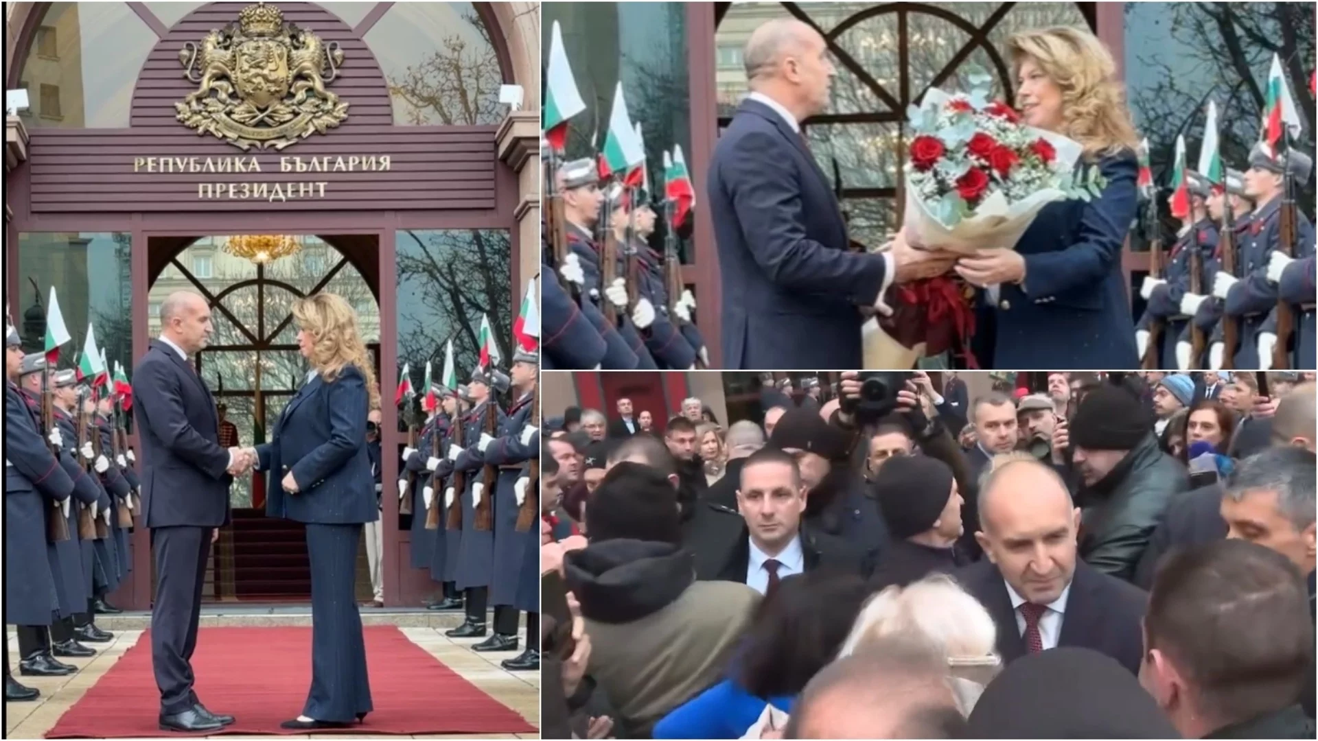 България има нов президент: Йотова изпрати Радев от "Дондуков" 2 (СНИМКИ и ВИДЕО)