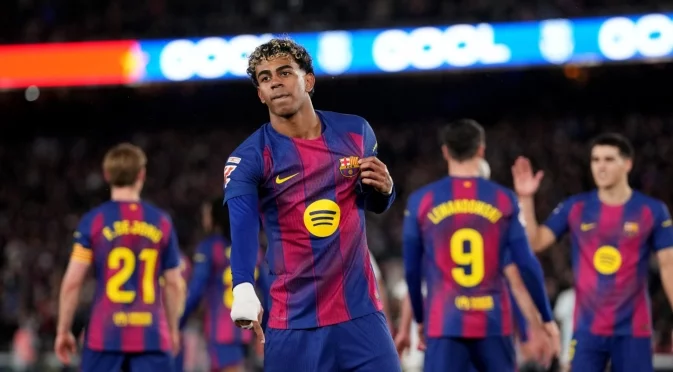 Барса се развихри за 20 минути срещу последния и си върна върха в Ла Лига, шедьовър на Ямал