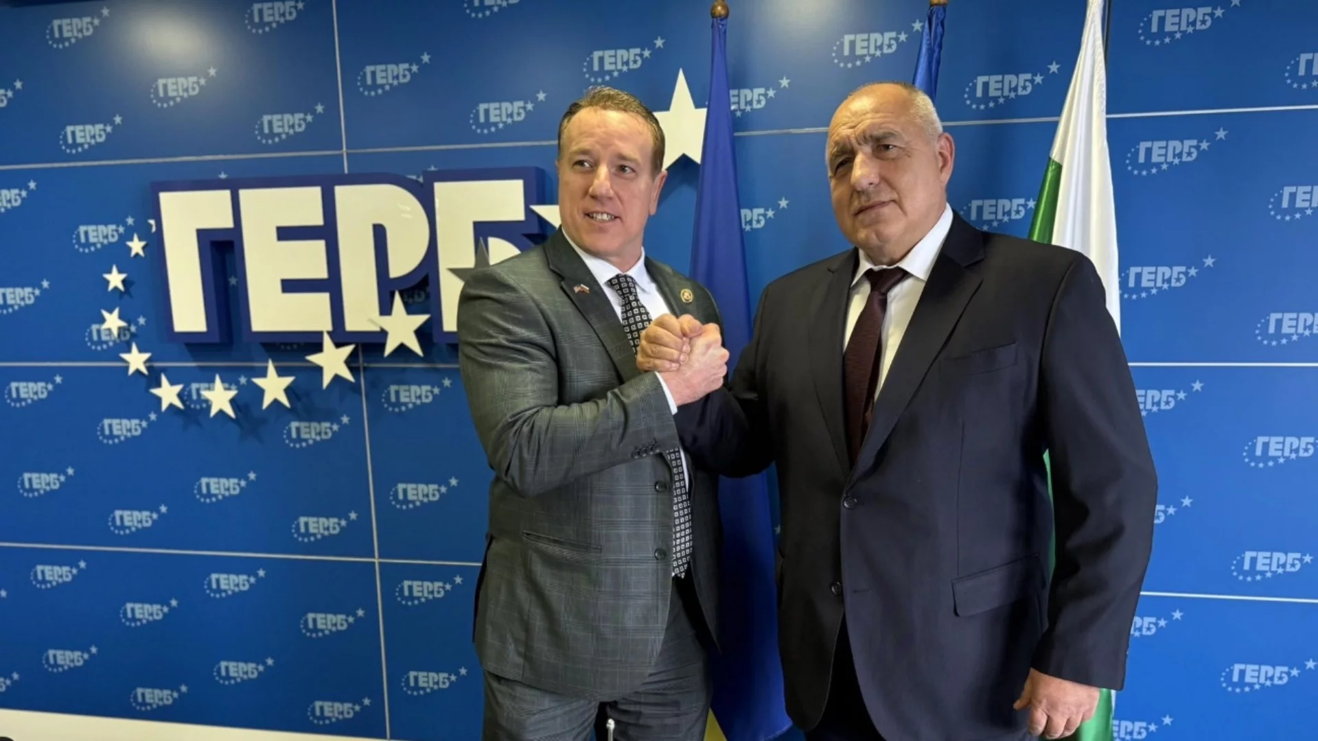 Нито дума за Съвета за мир: Борисов се похвали със среща с американски конгресмен (СНИМКИ)