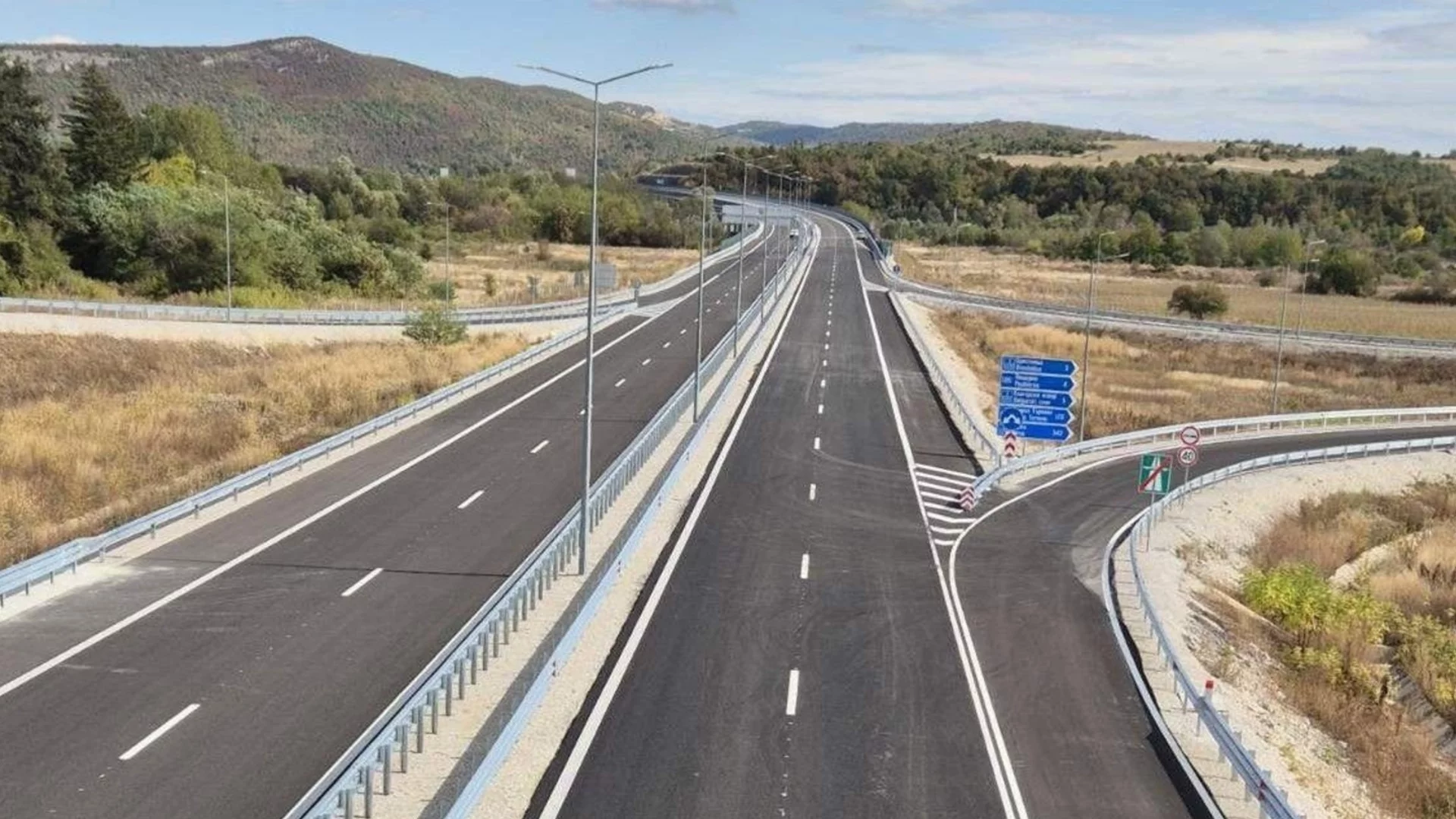 Промени в движението по АМ “Хемус“ в Софийско