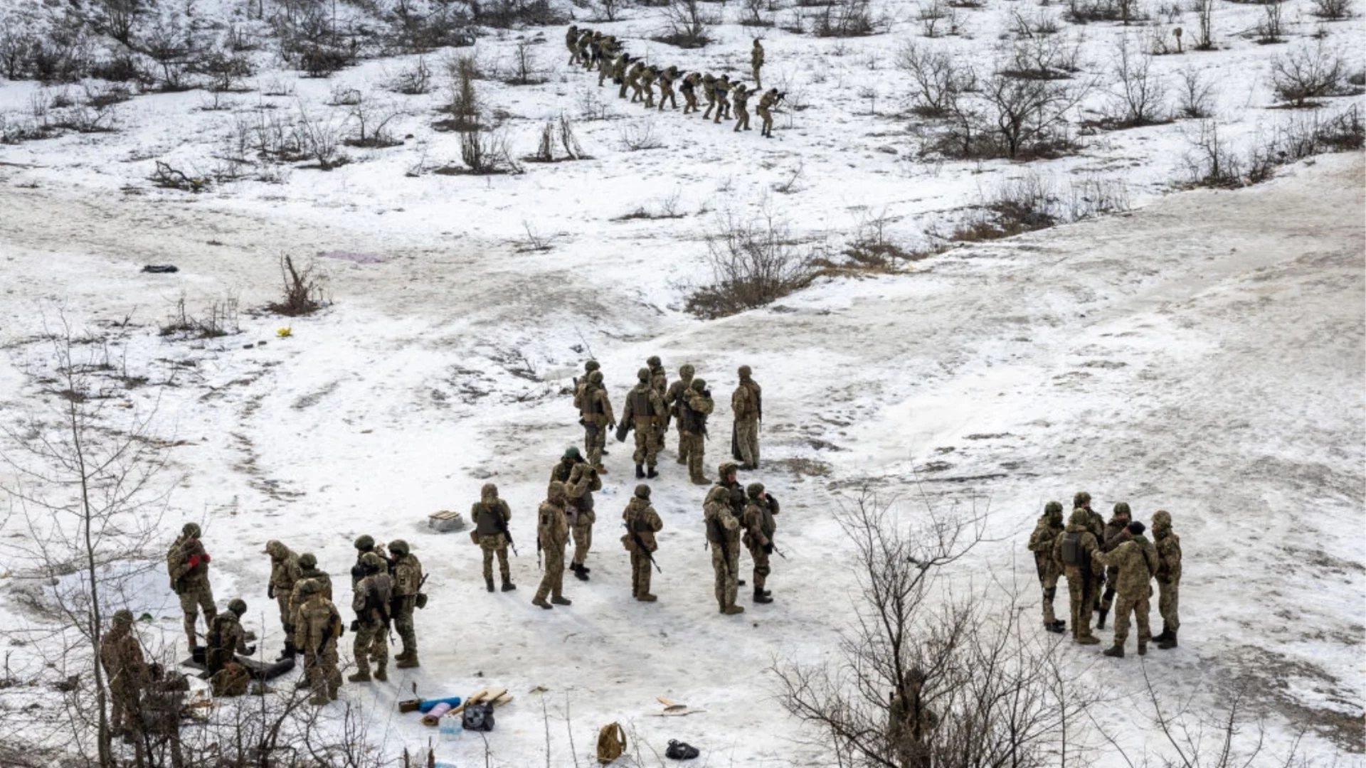 Дроновете промениха всичко: Зимата вече не спира войната (ВИДЕО)